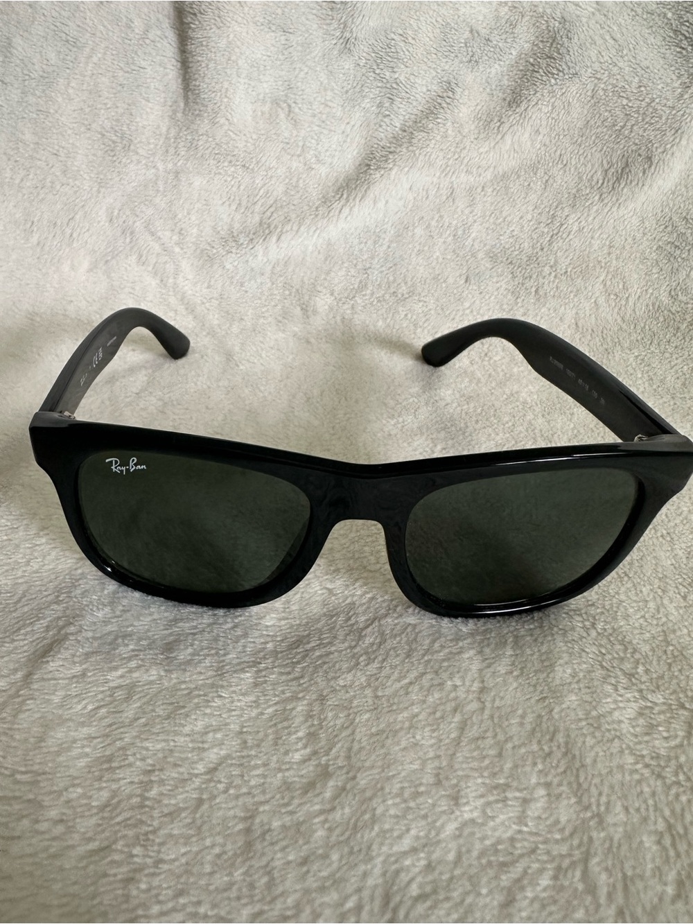 Ray-Ban Kids Black Frame with Green Lenses Sunglasses